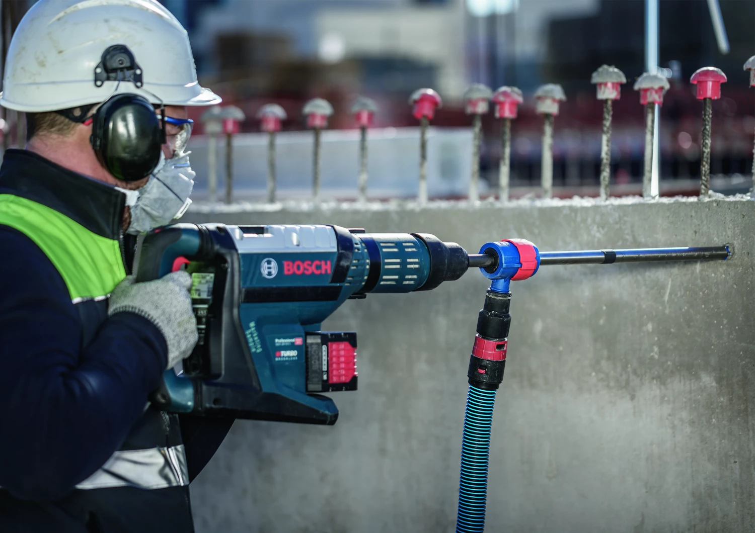 Bosch 2608901787 EXPERT Hamerboor SDS Clean SDS Max-8X - 22x400x650mm met connector-image