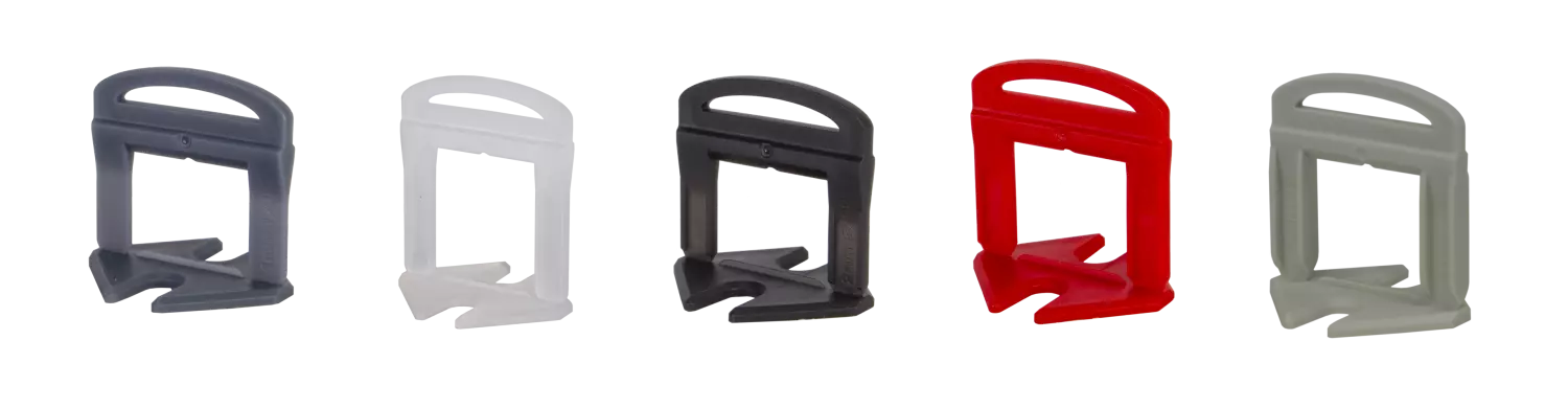 Rubi 2840 Clips de nivellement Delta - 1,5 mm - 3-12 mm (100 pièces)