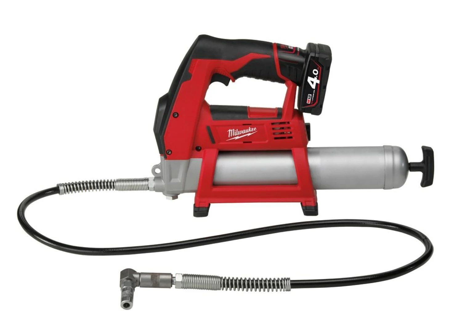 Milwaukee M12 GG-401B 12V Li-Ion accu vetspuit set (1x 4.0Ah accu) in tas-image