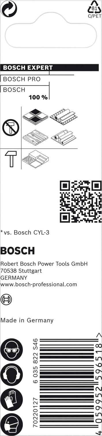 Bosch 2608901484 Foret universel EXPERT CYL-9 MultiConstruction - 8x200x250mm-image