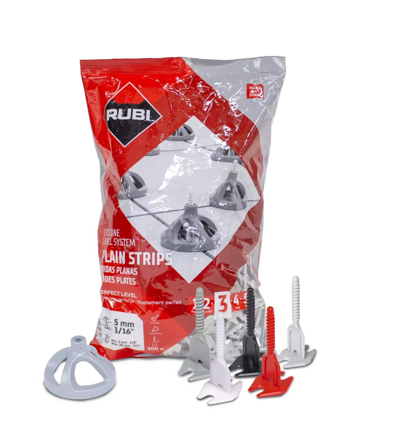 Rubi 35964 Cyclone Level Starterskit - voegbreedte 1,5mm-image