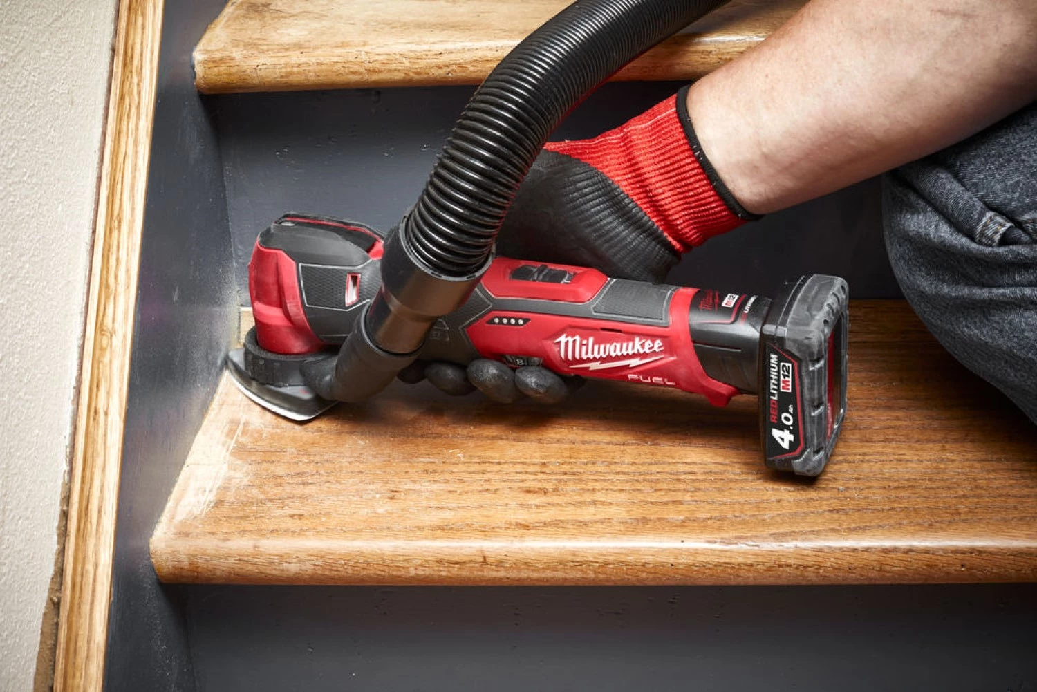 Milwaukee M12 FMT-422X 12V Li-ion Multitool Sans fil - set (Batteries 1x 4.0Ah + 2.0Ah ) in HD Box --image
