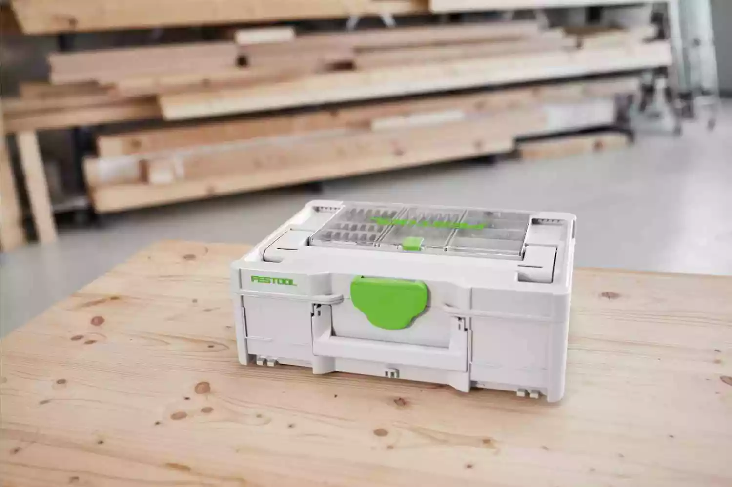 Festool BKS SYS3 50mm CE 12-delige bitset in cassette - PH/PZ/TX-image