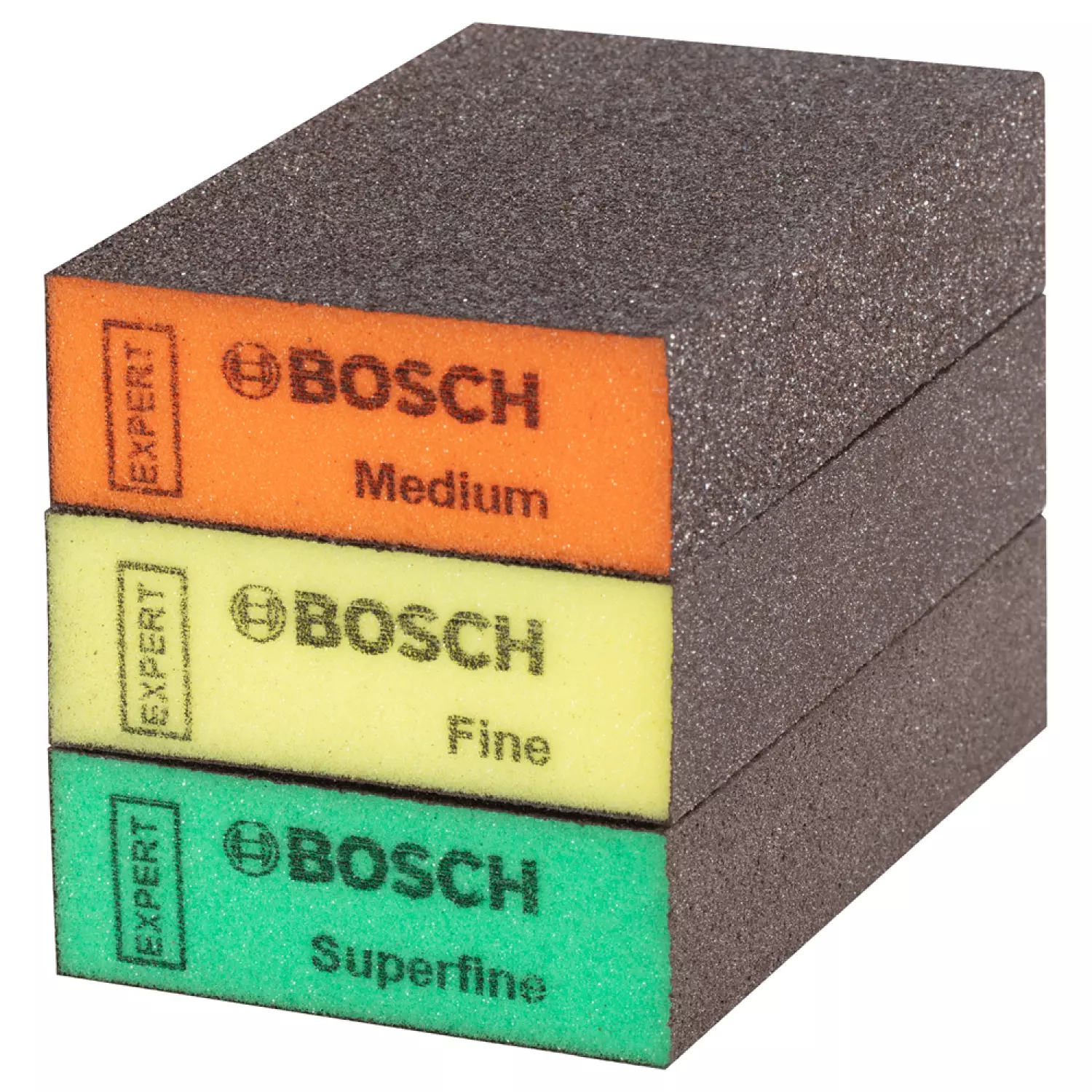 Bosch EXPERT 2608901175 - EXPERT Set 3 pièces éponge abrasive, 69 x 97 x 26 mm, M, F, SF-image