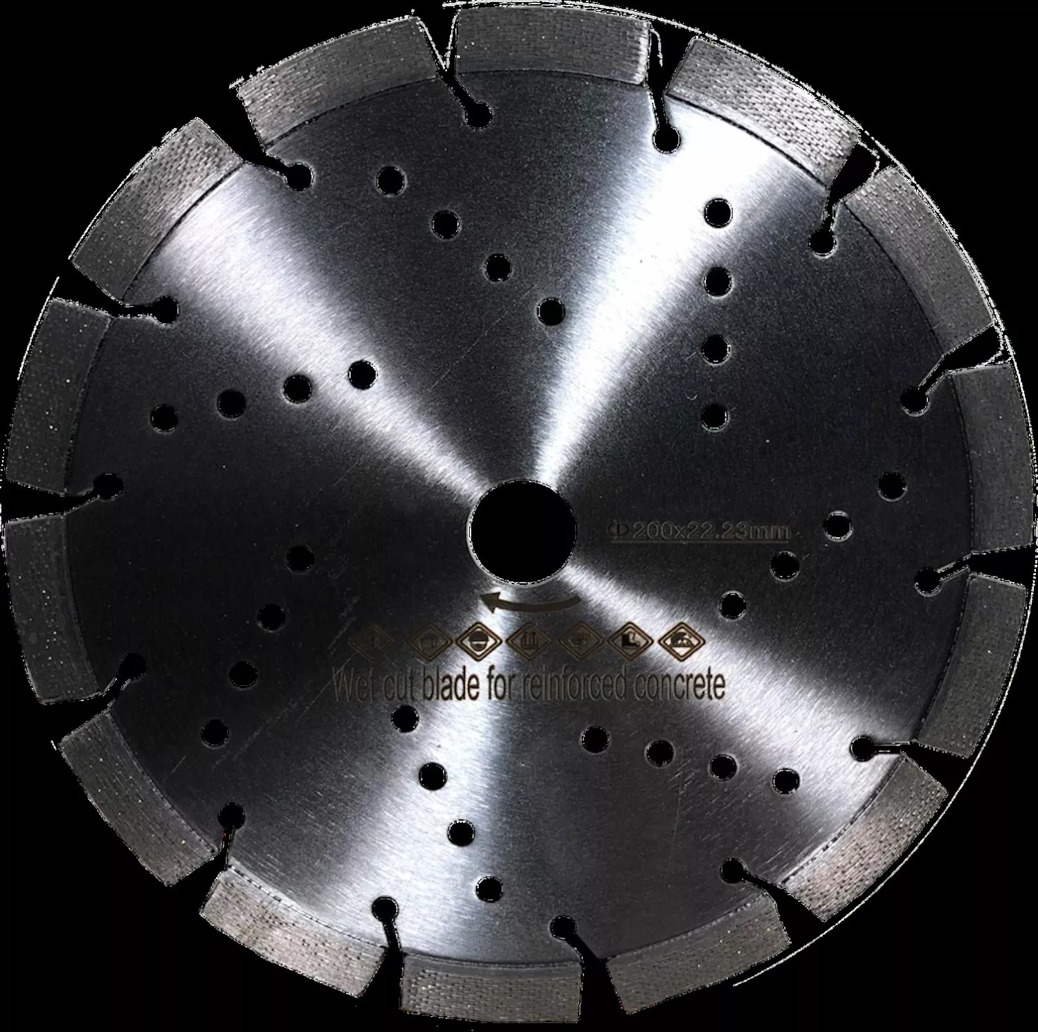 Meijer Tools - Excellent Sleuvenzaagblad voor nat en droog gebruik in harde materialen zoals beton - ø125 mm-image