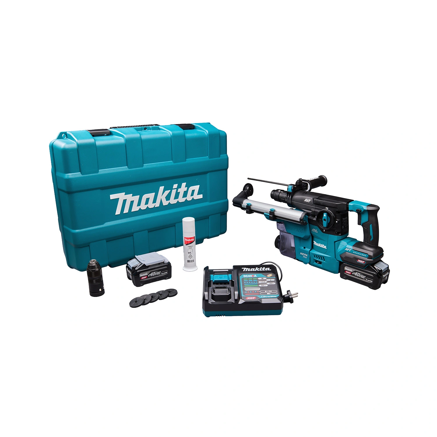 Makita HR009GU201 XGT 40V Max Li-Ion accu combihamer - 3,9J - 4.0Ah Accu - in koffer