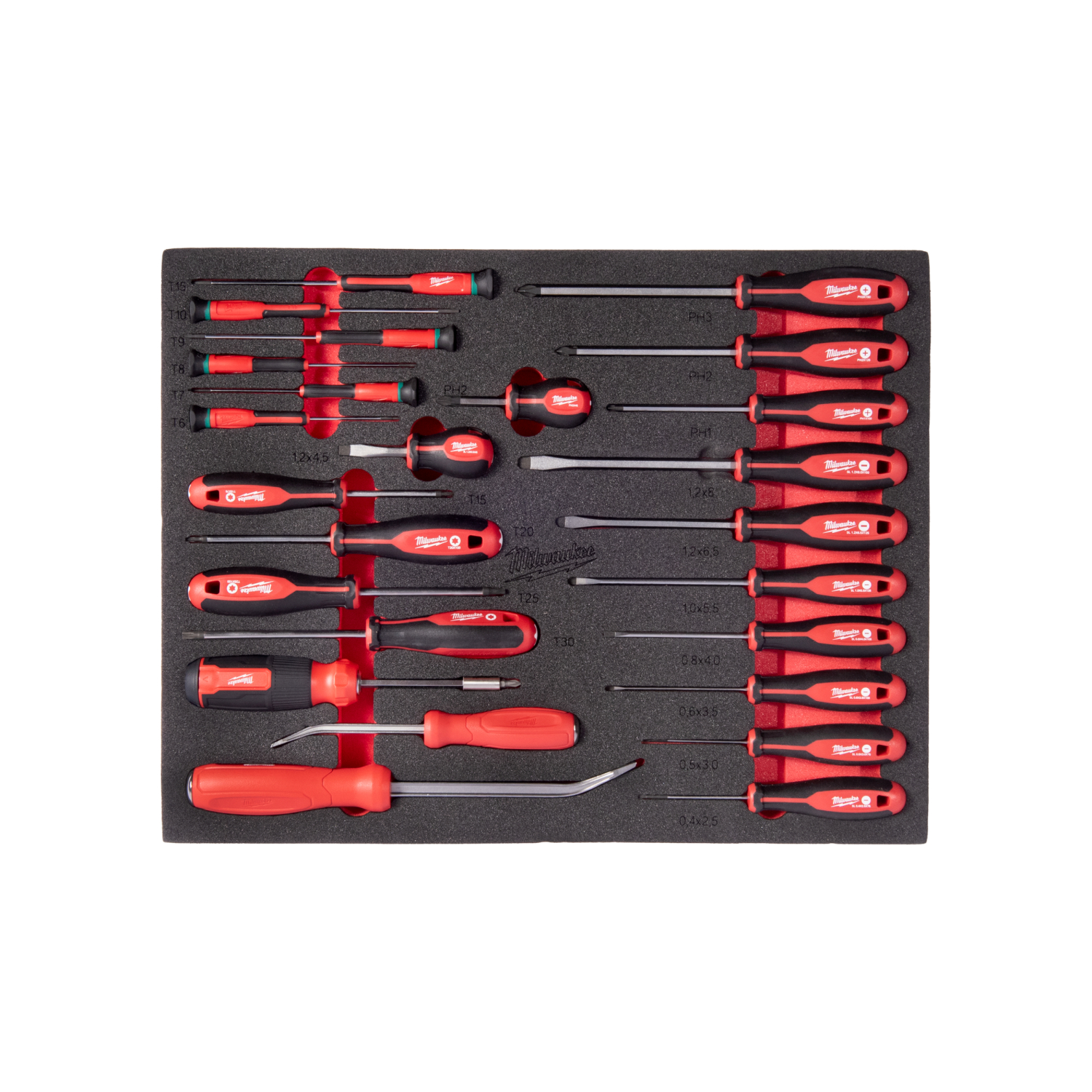 Milwaukee 4932500755 coffret d’outils en mousse de calage - 38 pièces-image