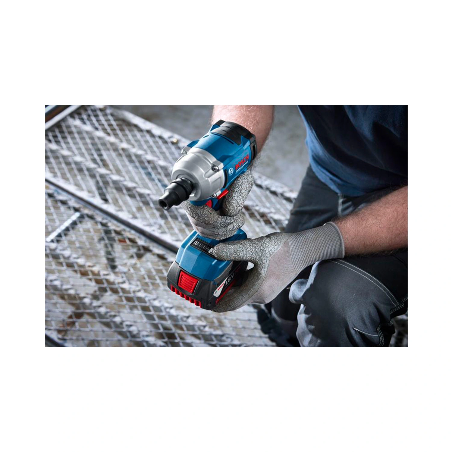 Bosch GDS 18V-350 18V accu slagmoersleutel body - 560 Nm