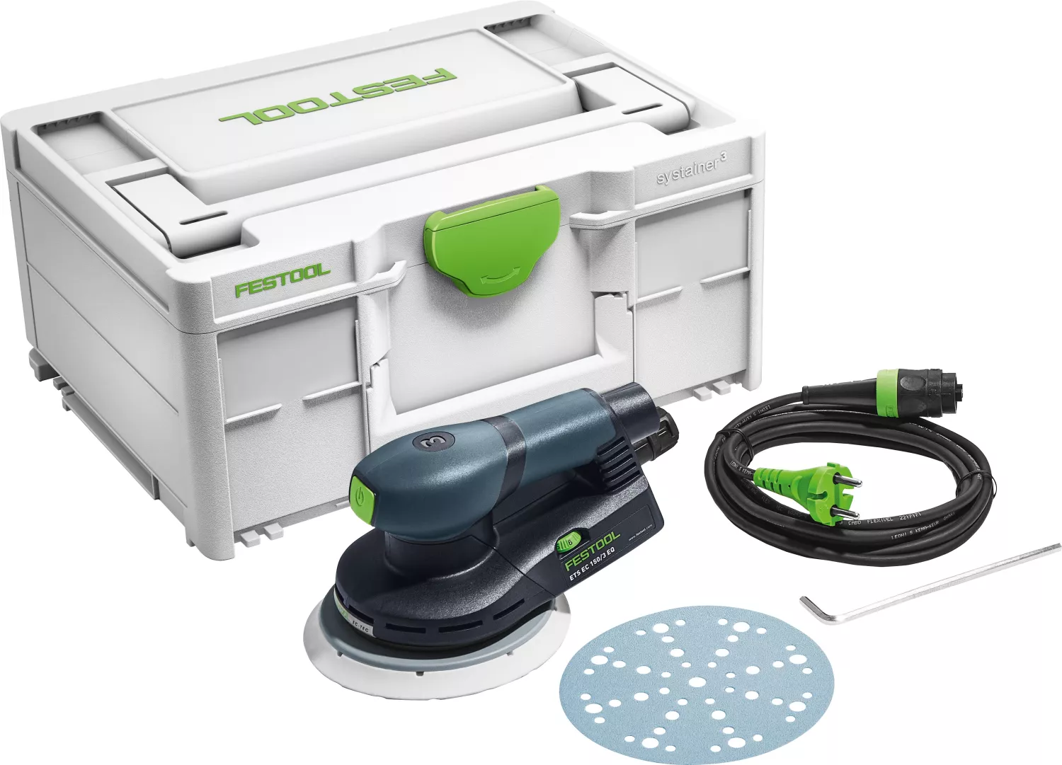 Festool ETS EC150/3 EQ-Plus Excenterschuurmachine systainer - 400W - 150mm-image