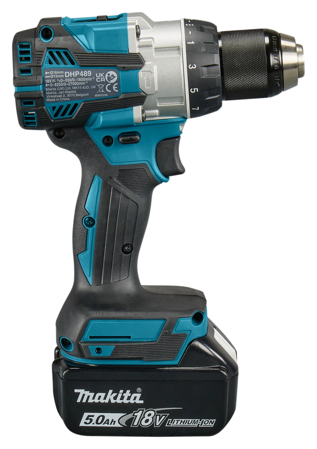 Makita DHP489RTJ LXT 18 V Li-ion accu klopboor- /schroefmachine set (2x 5,0Ah) in Mbox-image