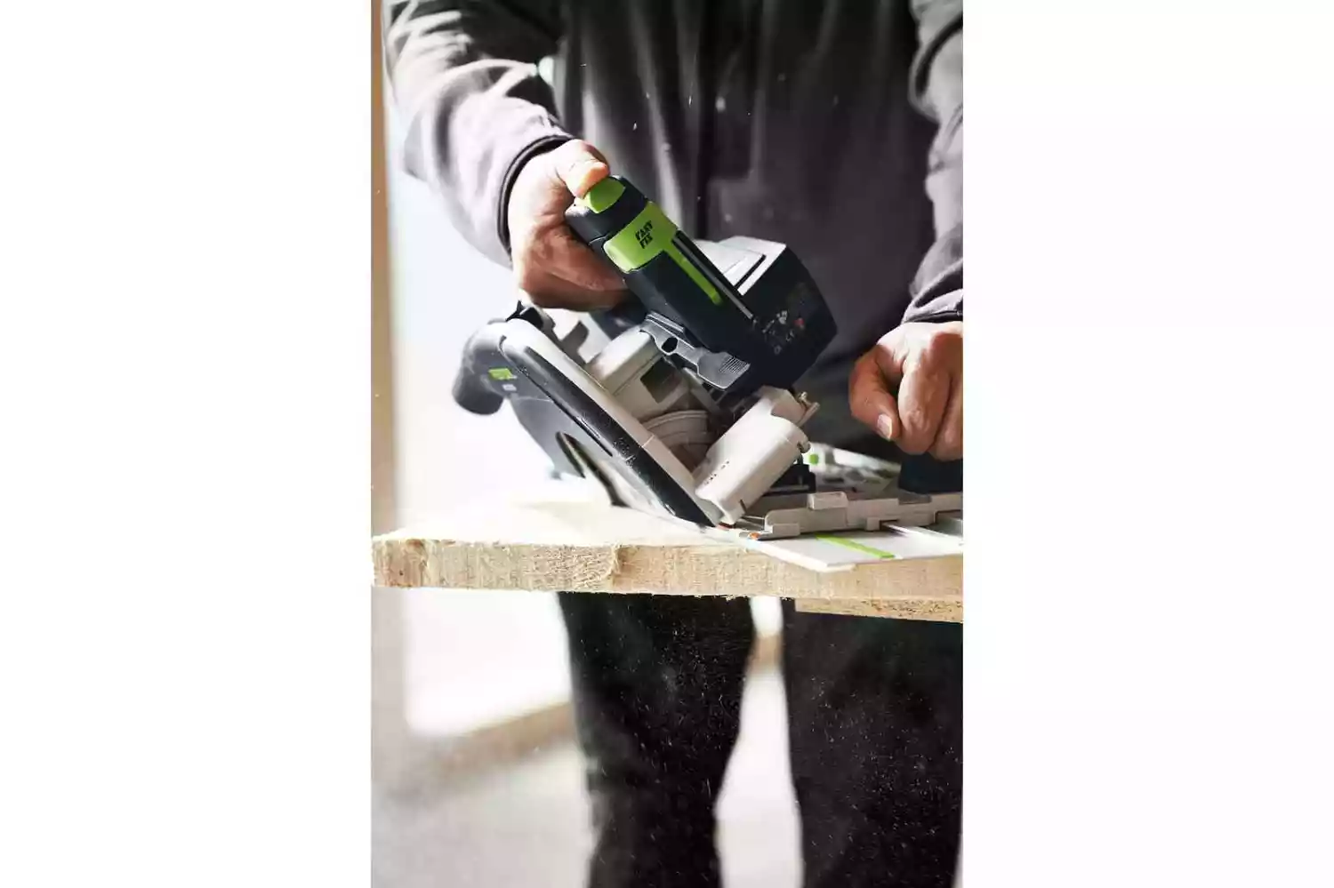 Festool HKC 55 5,0 EBI-Plus-SCA 18V Li-Ion accu pendelkapzaag set (2x 5,0Ah) in systainer - 160mm-image