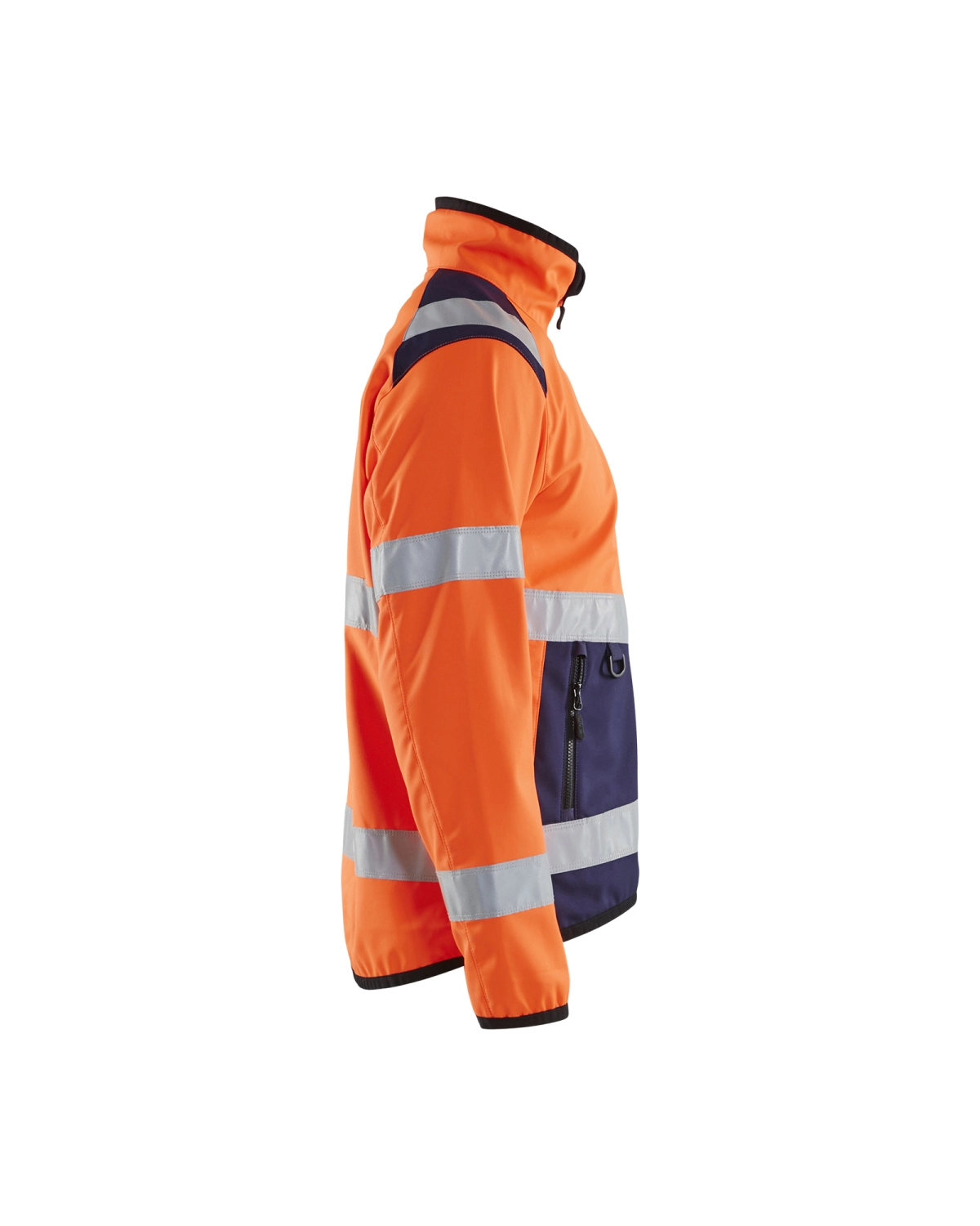 Blåkläder 4877 Softshell jack High Vis - high-vis oranje/marineblauw - M-image