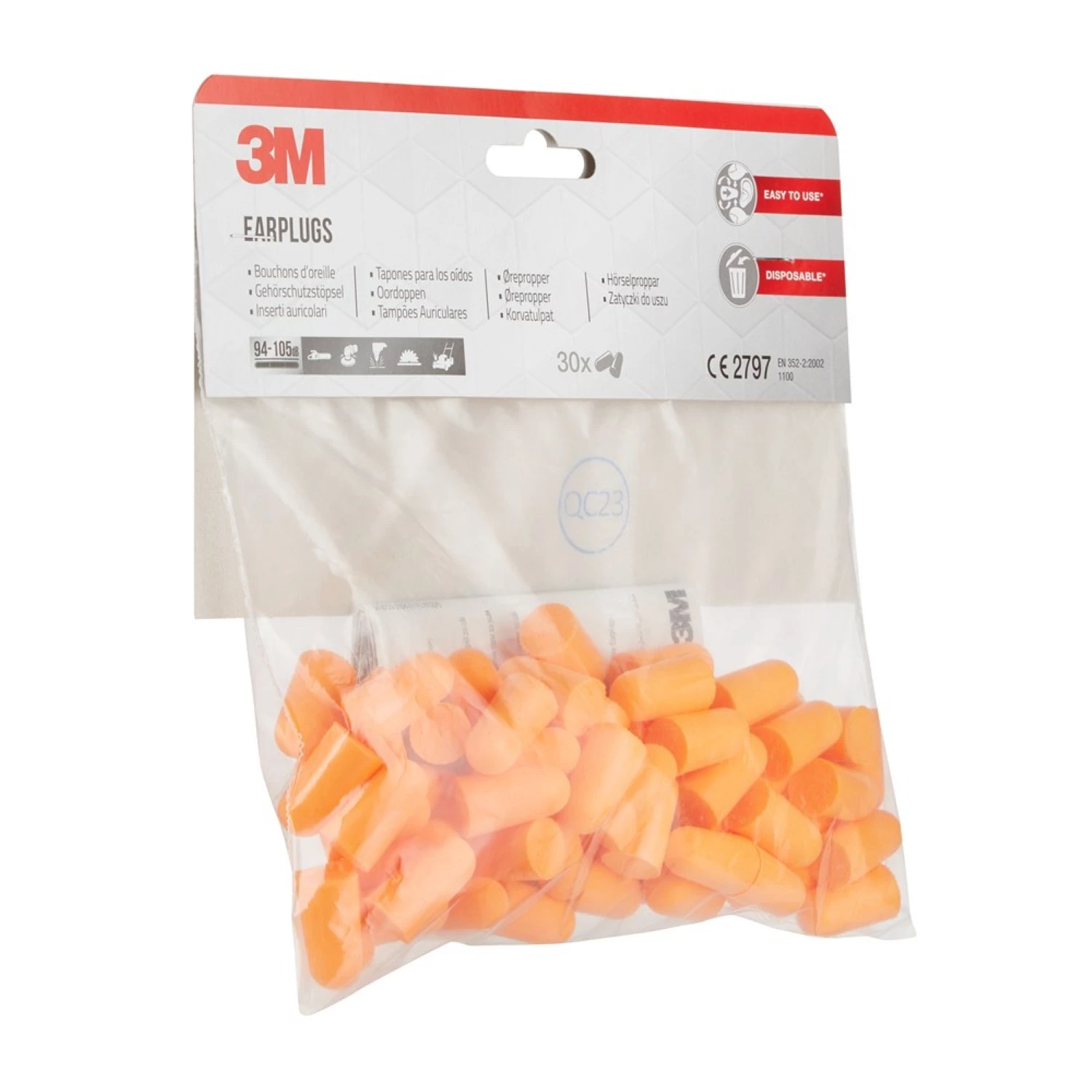 3M 1100-30 Oordoppen - SNR 35dB - 30 paar