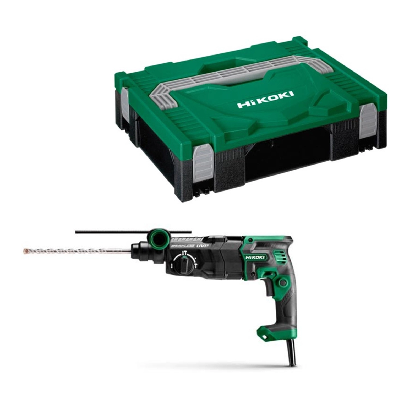 HiKOKI DH28PECWSZ SDS-Plus Boorhamer in koffer - 28mm - 900W - 3,2J - koolborstelloos-image