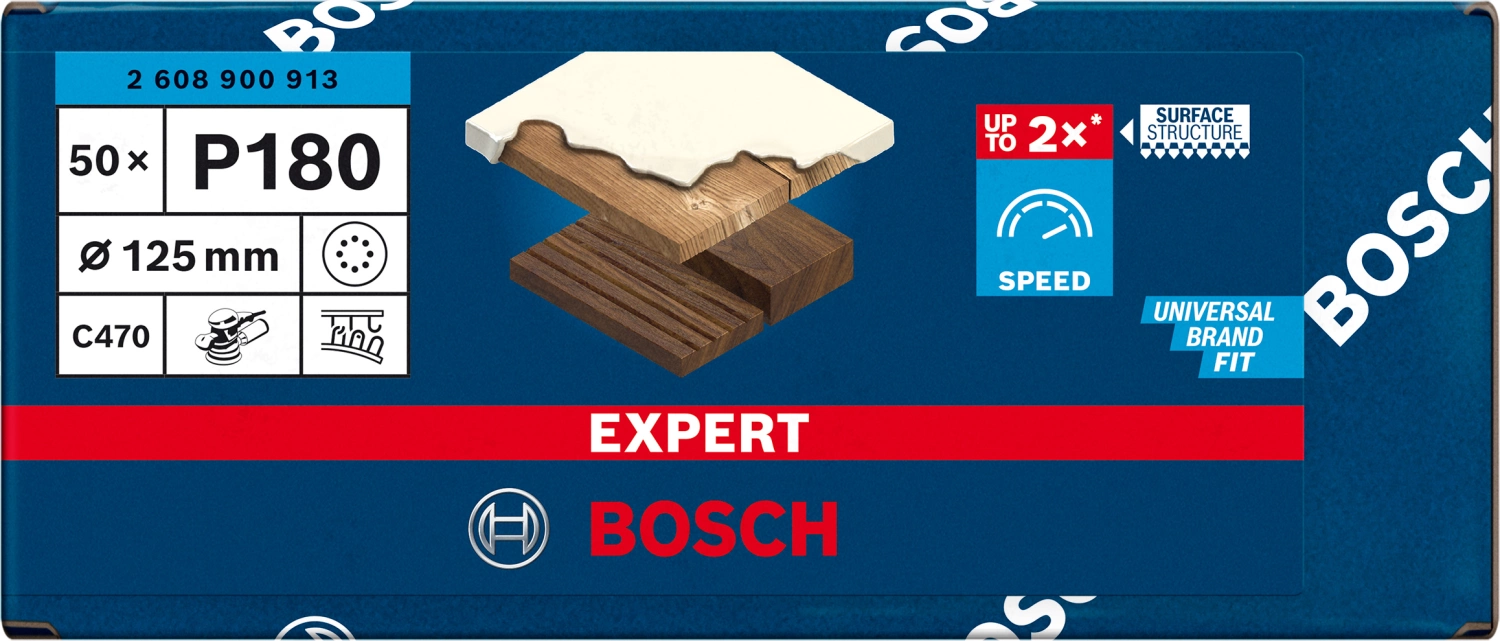 Bosch 2608900913 Disque abrasif ponceuse excentrique-image