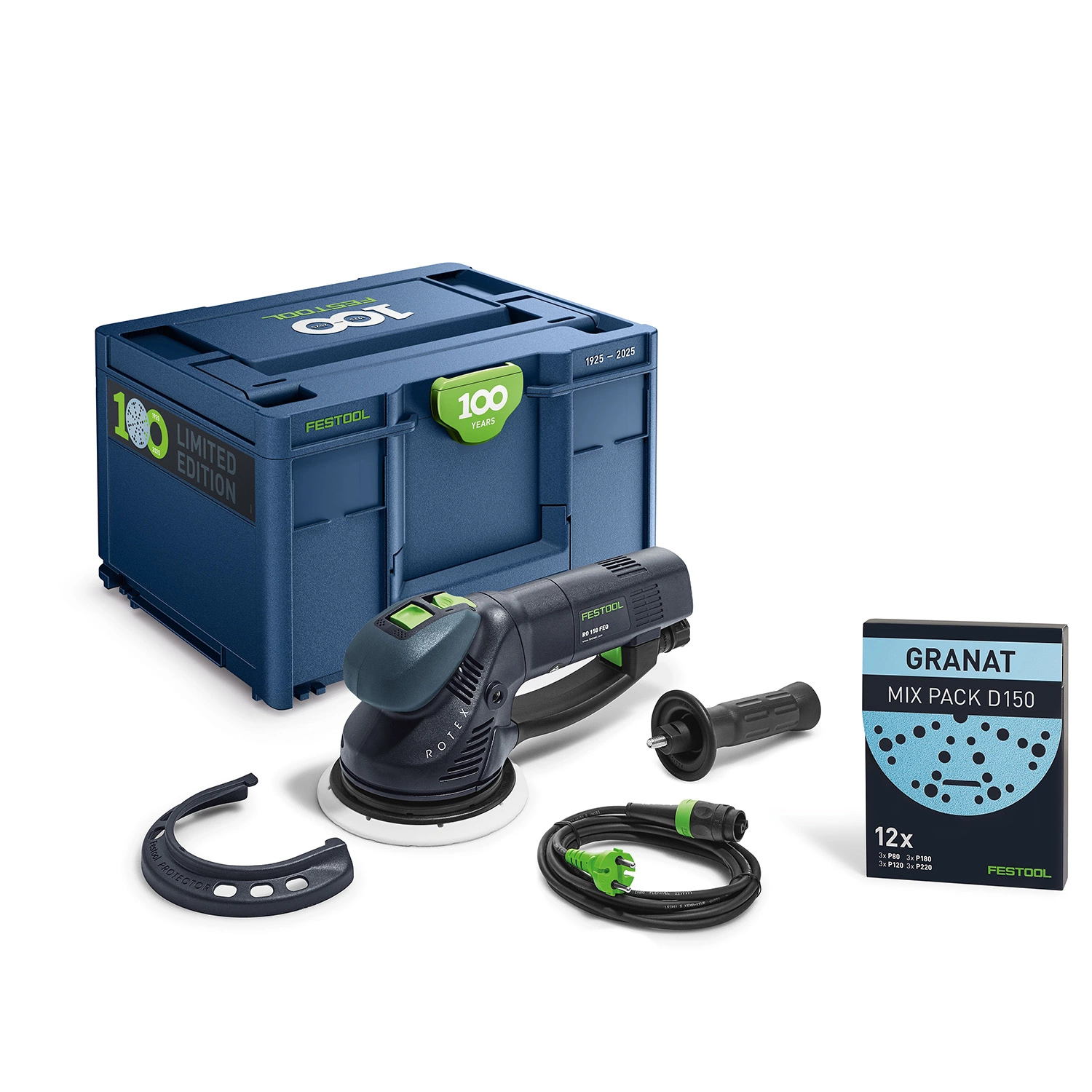 Festool Rotex RO 150 FEQ-Plus 100Y Excenterschuurmachine in systainer - 720W - 150mm-image