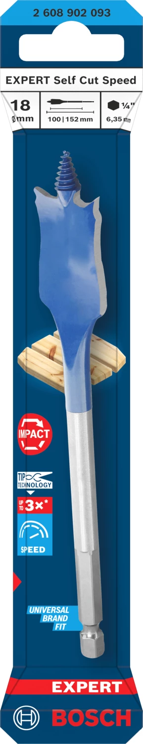 Bosch EXPERT 2608902093 Speedboor Self Cut Speed - 18x152mm-image