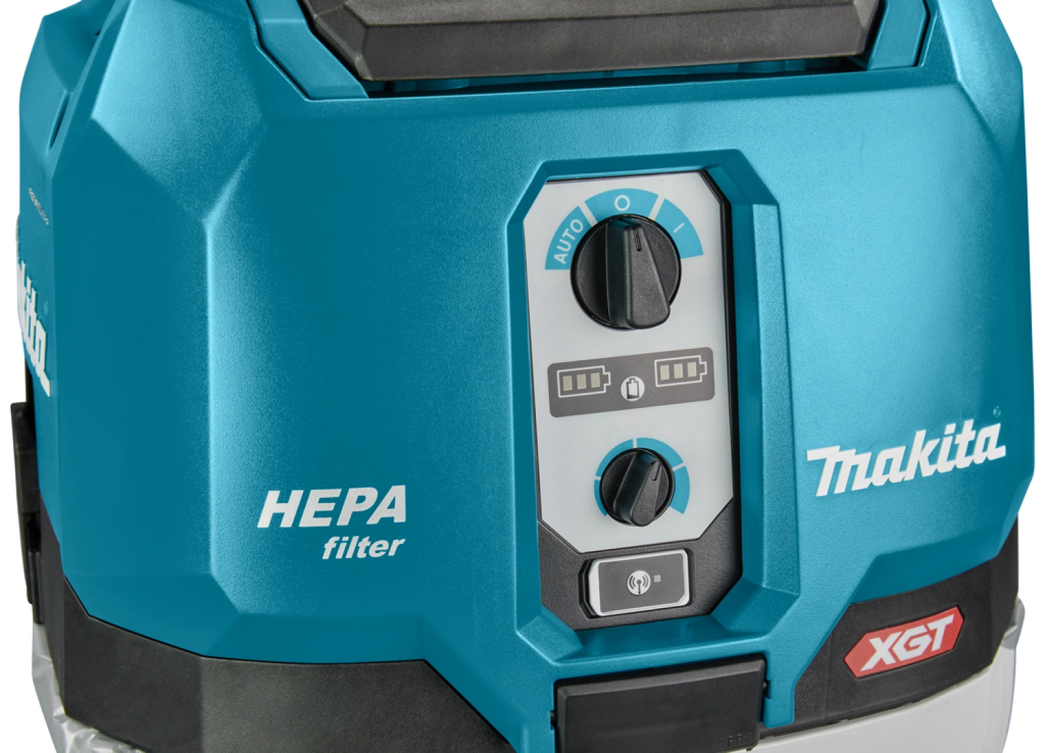 Makita VC004GLT21 XGT 40V Max Li-Ion accu stofzuiger set (2x 5.0Ah accu) - AWS-image