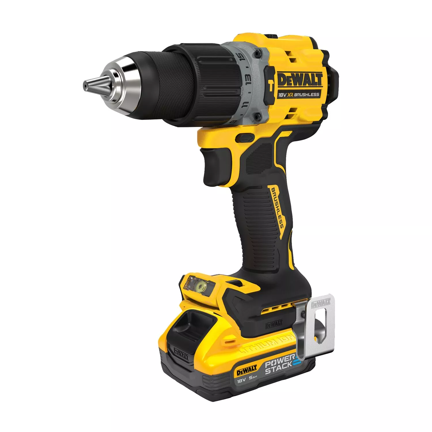 DeWALT DCK2050H2T Batterie Li-ion 18 V, ensemble combiné (2 batteries 5,0 Ah) de perceuse à percussion/visseuse (DCD805N) et visseuse à chocs (DCF850N) dans TSTAK-image