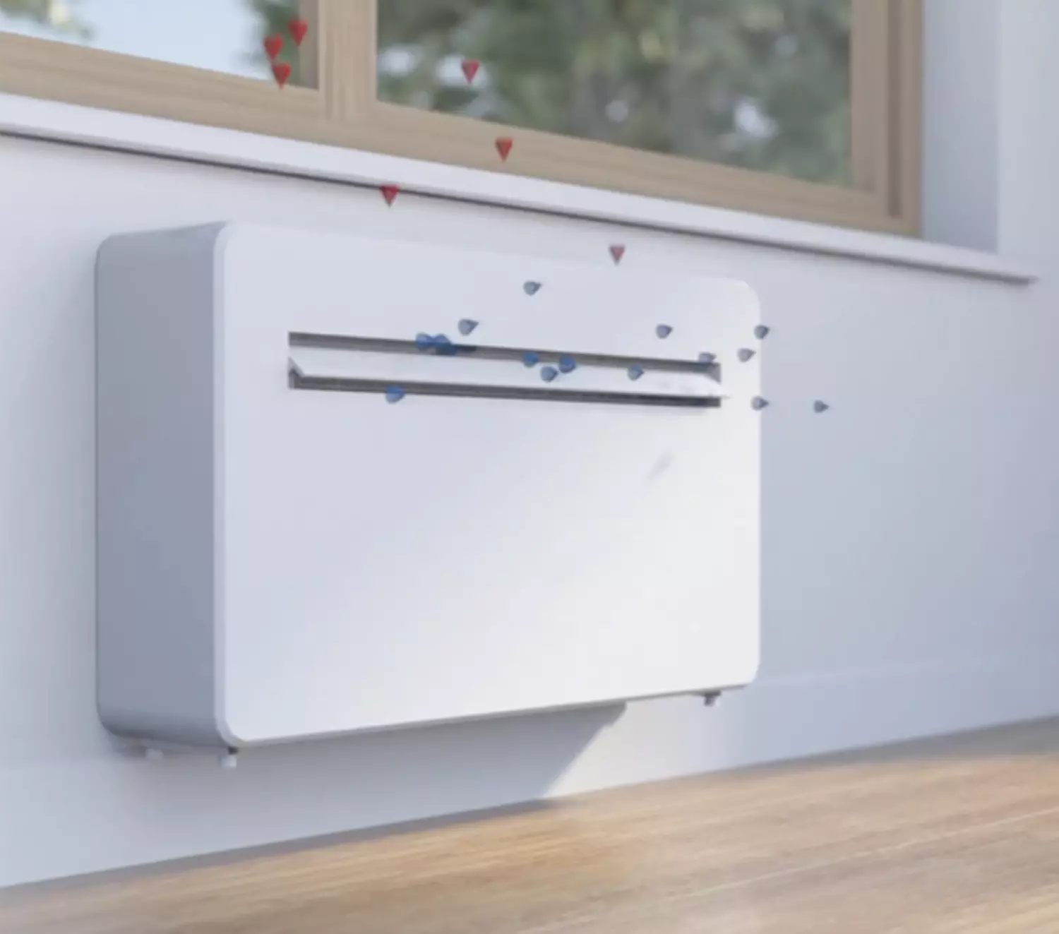 Qlima WDH 435 PTC Monoblock airco koeling en verwarming - 3500W - wit-image