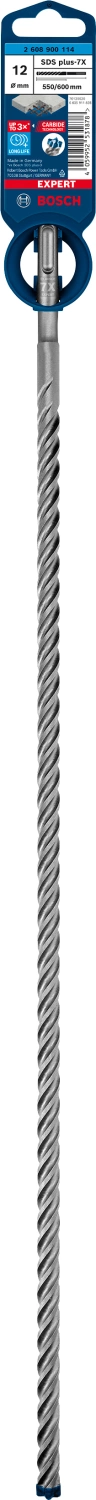 Bosch 2608900114 EXPERT Foret SDS Plus-7X - 12x550x615mm-image