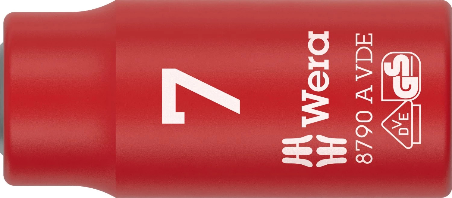 Wera 05005930001 8790 B VDE Zyklop douille isolée - 1/4 » - 7 mm-image