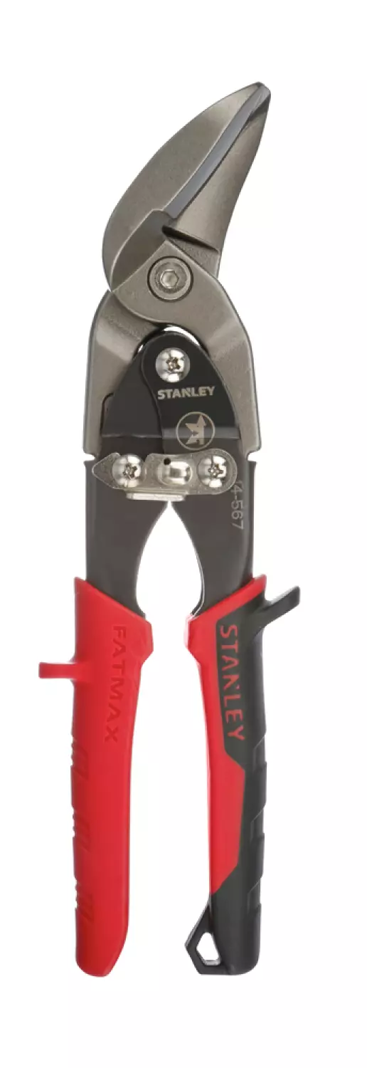 Stanley 2-14-567 Blikschaar zware bekken - Links - 250mm - Rood-image