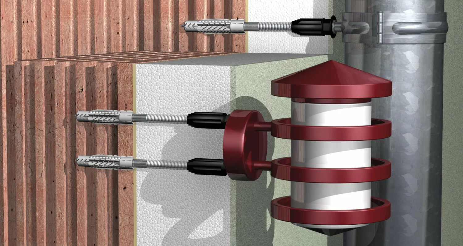 Fischer 45682 - Montage à distance TherMax 8/120 M6 B (2pcs) TherMax 8/120 M6 (2)-image