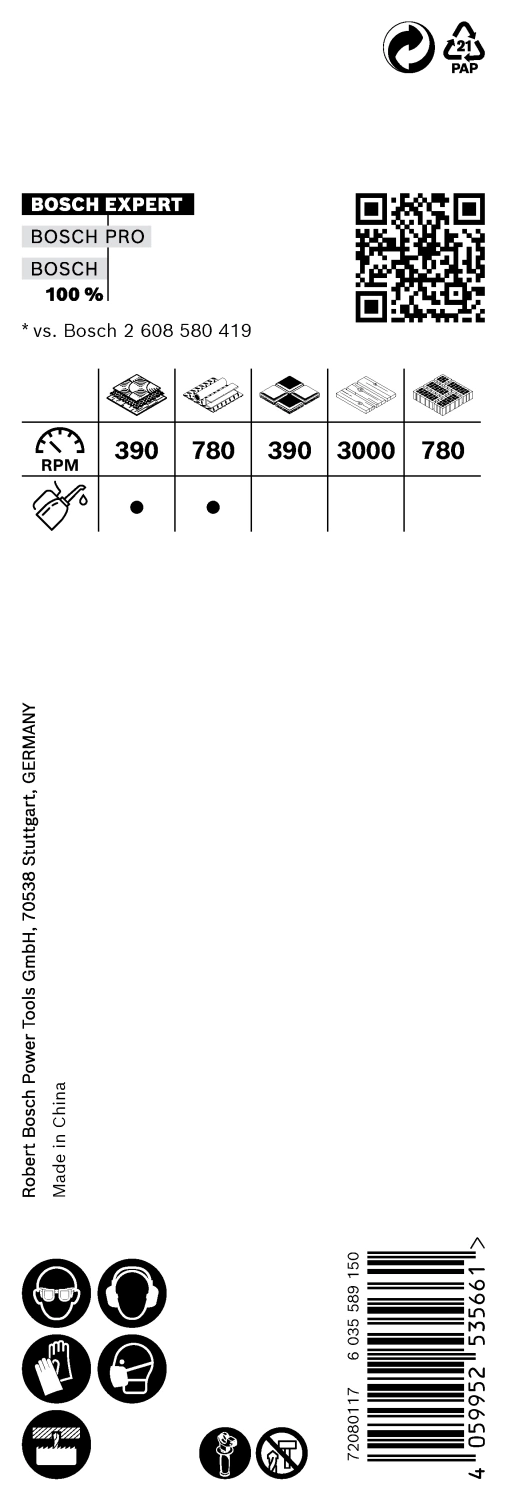 Bosch 2608900420 EXPERT Power-Change gatzaag Tough Material 22mm-image