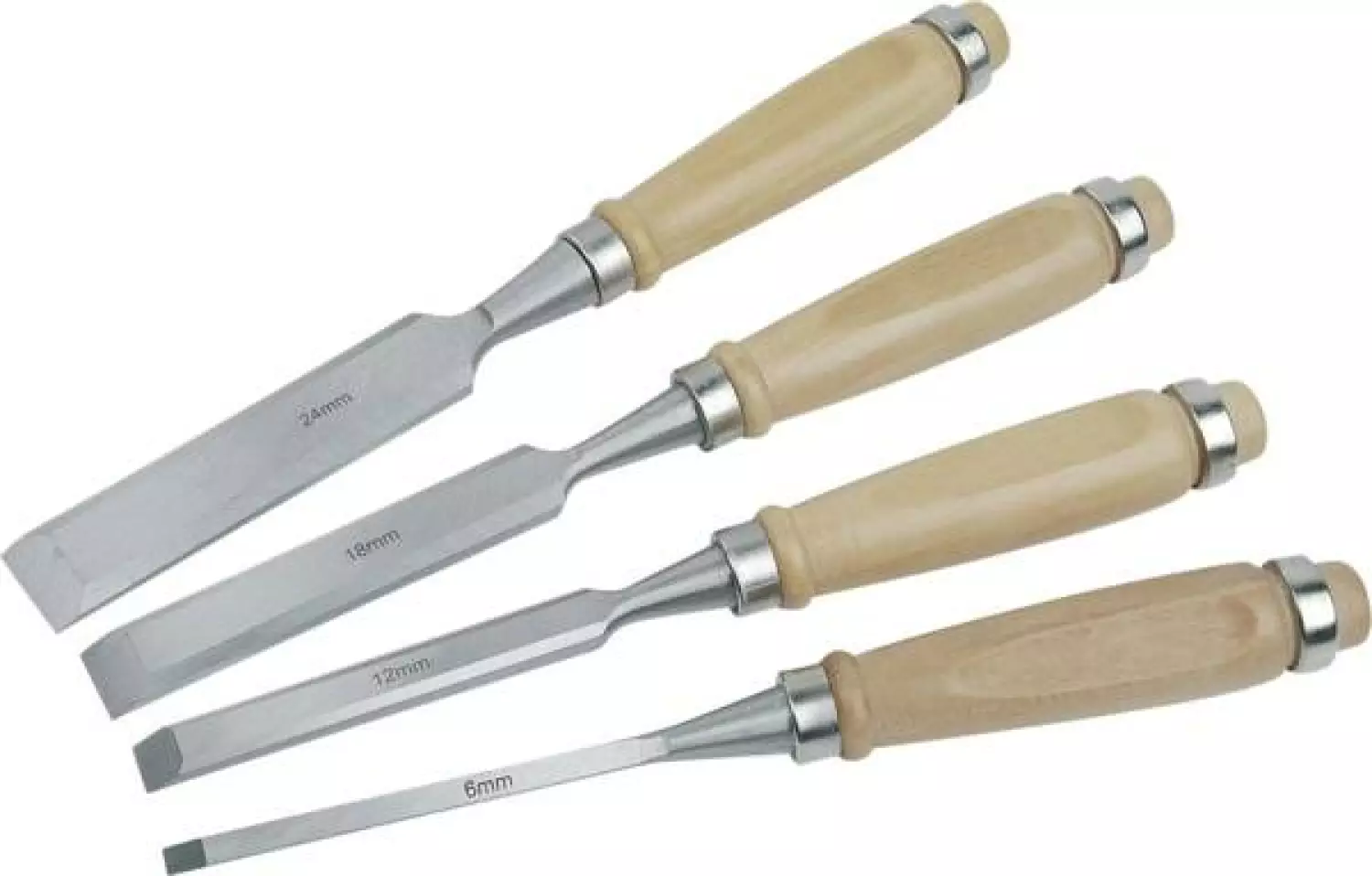 Brüder Mannesmann 609 Jeu de ciseaux 4 pièces - 6-24mm-image