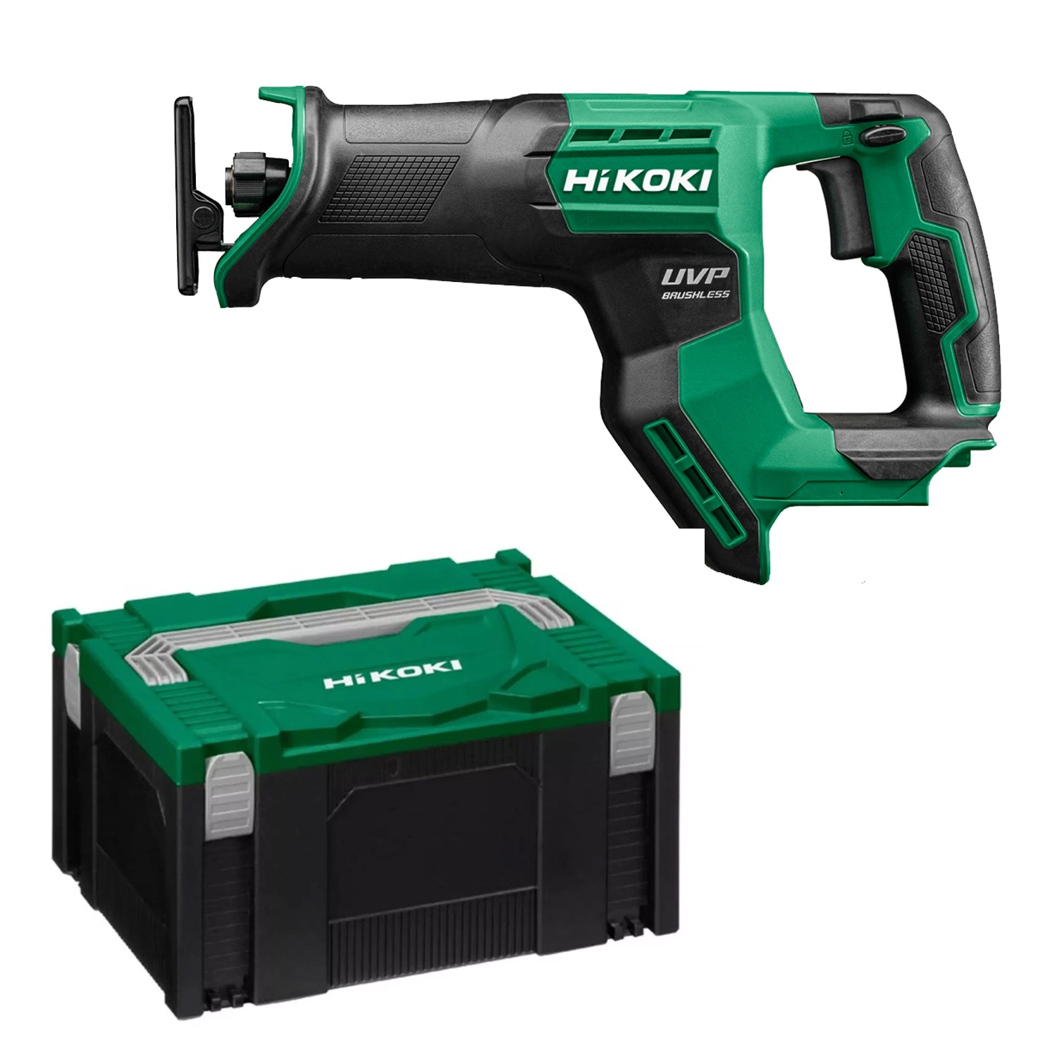 Scie sauteuse sans fil HiKOKI CR18DMAW2Z - 18 V - 130 mm dans un coffret HSC III-image