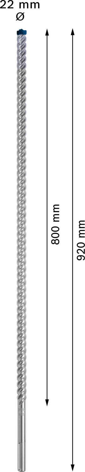Bosch 2608900236 EXPERT Foret SDS Max-8X - 22x800x920mm-image