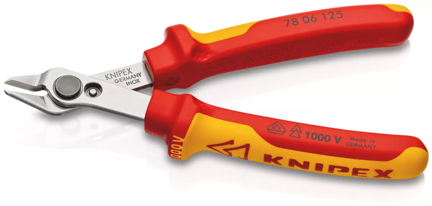 Knipex 78 06 125 Super Cisaille Électronique VDE - 125 mm-image