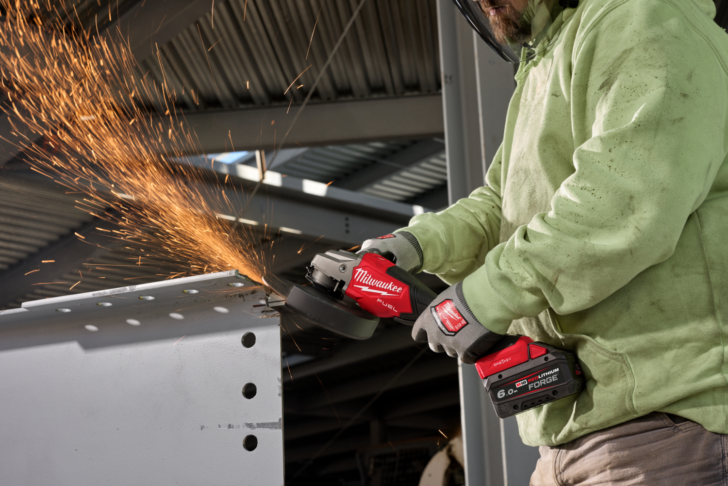 Milwaukee M18 FHSAGO180VXPDB2-0X 18V Li-ion accu haaske slijper body in HD Box - 180mm-image