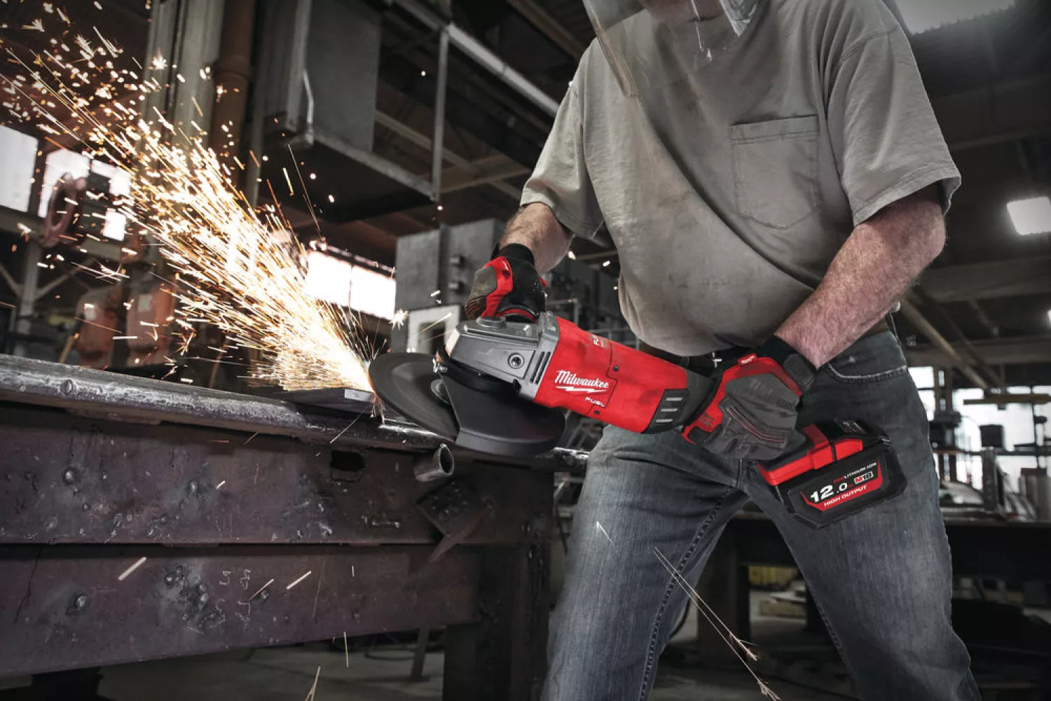Milwaukee M18 FLAG230XPDB-0C 18V Li-ion Accu meuleuse d'angle sans fil en coffret - 230 mm - Brushless- Machine seule-image
