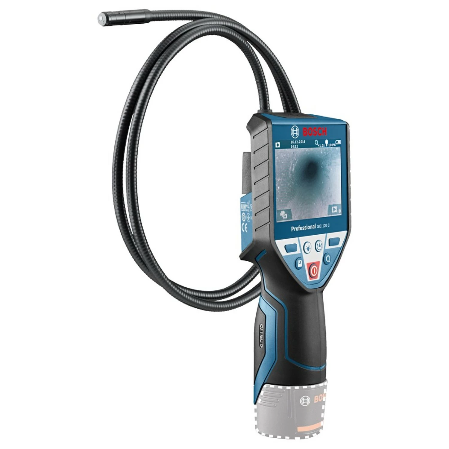 Bosch 601241208 / GIC 120 C 12V Li-Ion accu Inspectiecamera body in L-Boxx-image