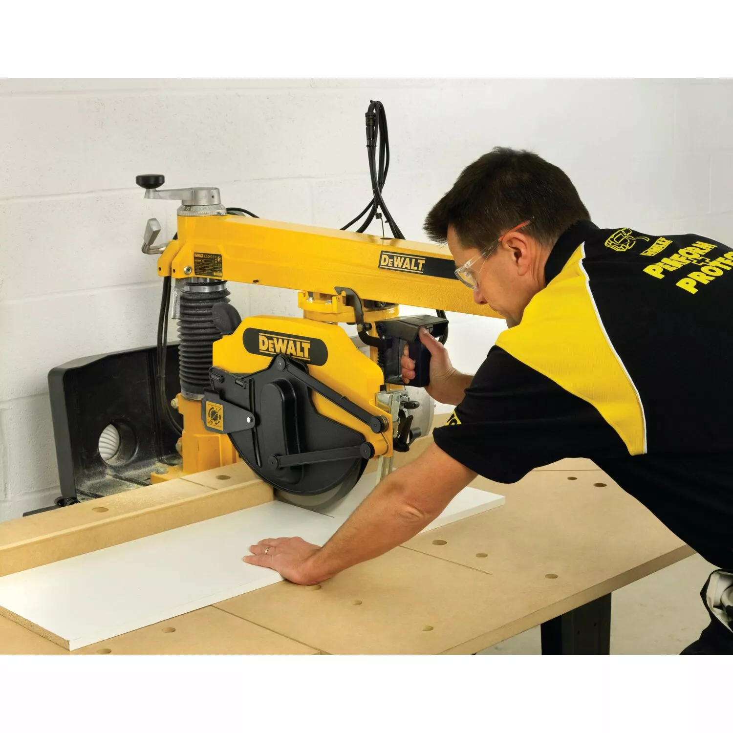 DeWALT DW729KN Scie radiale triphasé - 4000W - 350 x 30mm-image