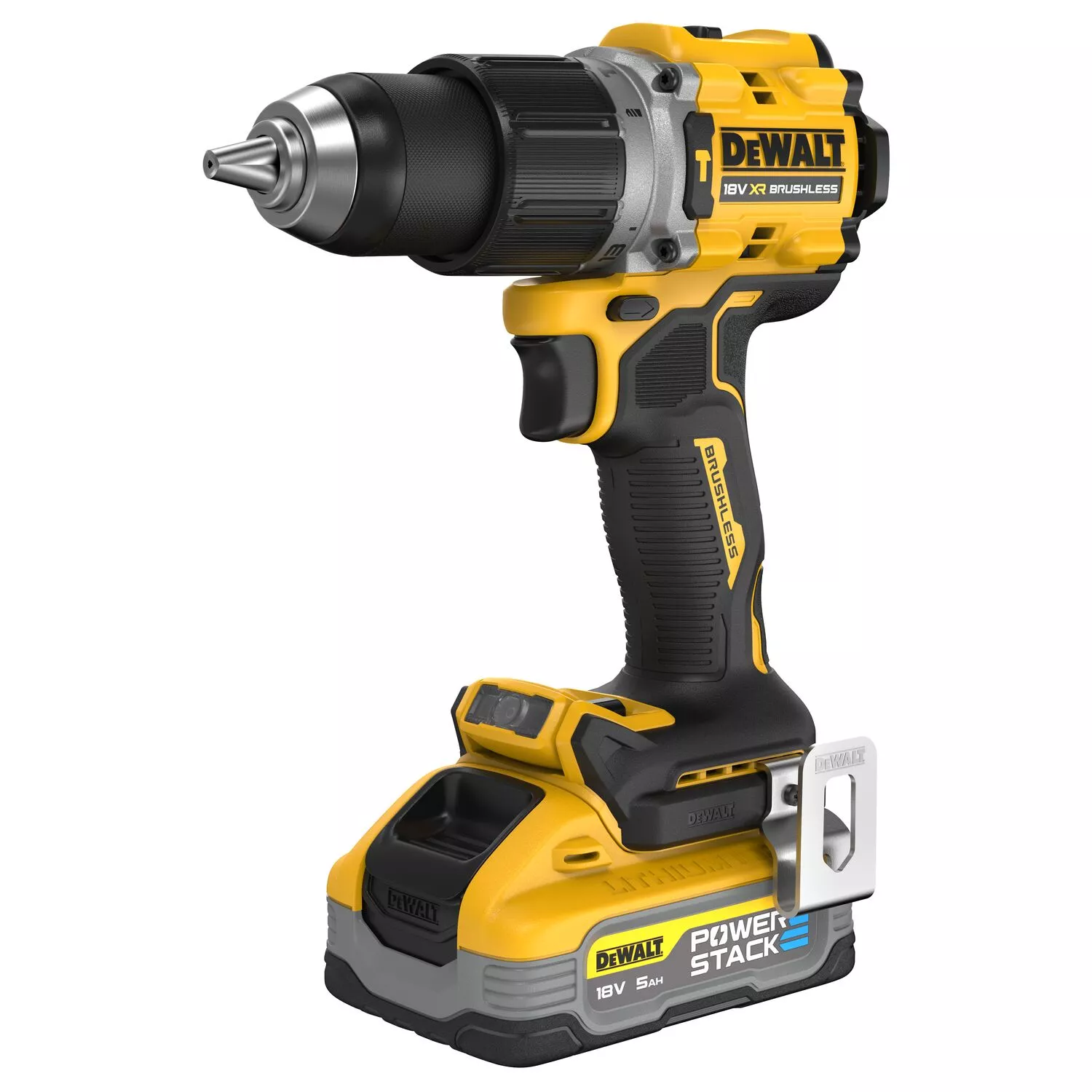 DeWALT DCD805H2T 18V Li-ion XR perceuse/visseuse à percussion sans fil (2x batterie 5.0Ah) set en TSTAK.-image