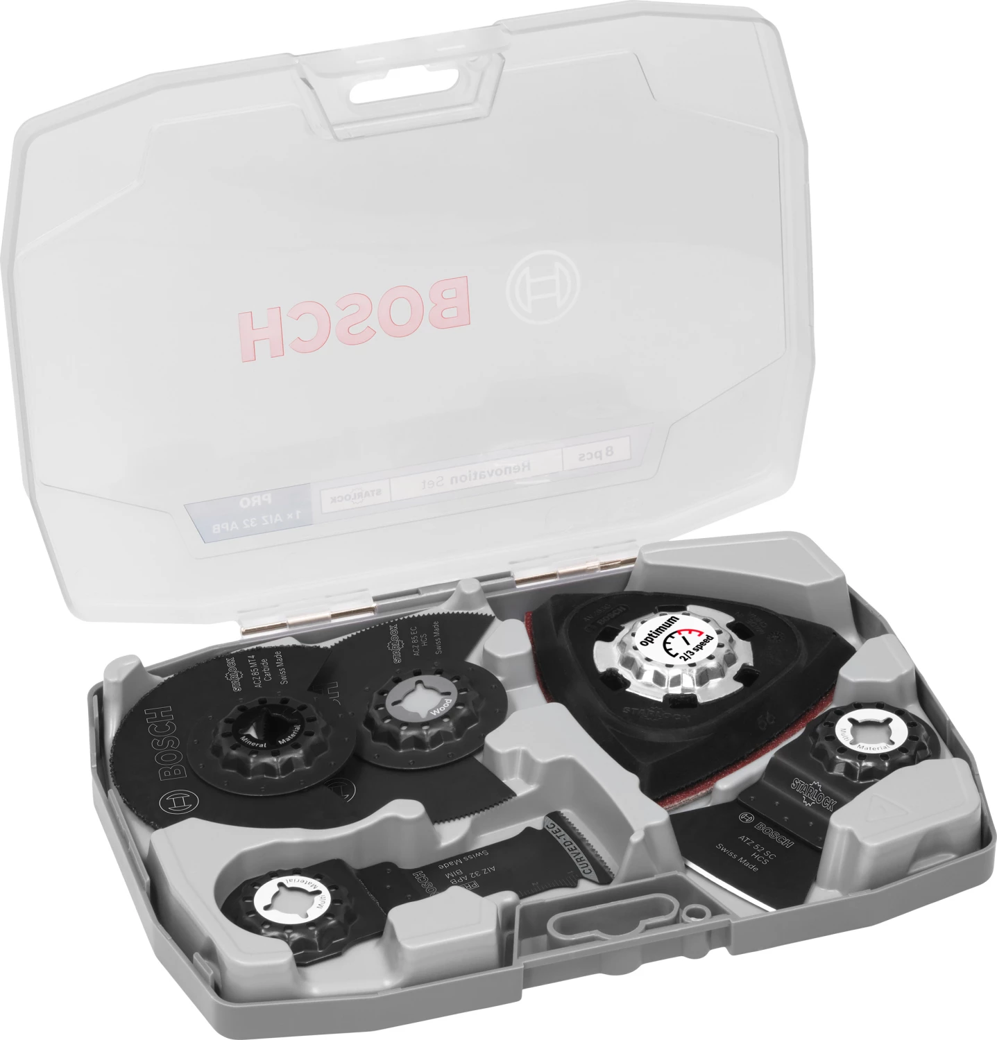 Bosch 2608669099 Kit de rénovation standard pour outils multifonctions pour divers matériaux (8 pièces)-image