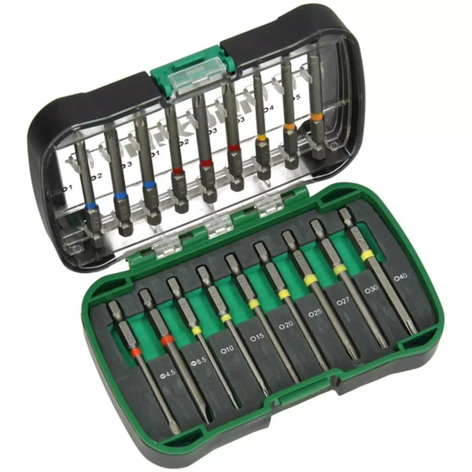 HiKOKI 750361 Set d'embouts L=75 mm - (Jeu de 18pcs)-image