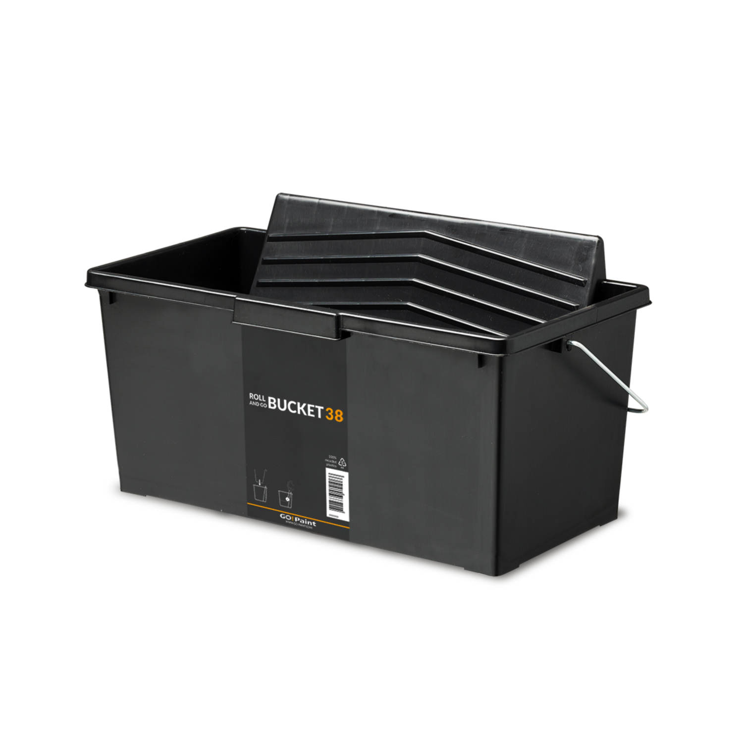 Go!Paint Roll And Go Verfemmer - 38cm Roller - 15L + 3 Inzetemmers-image