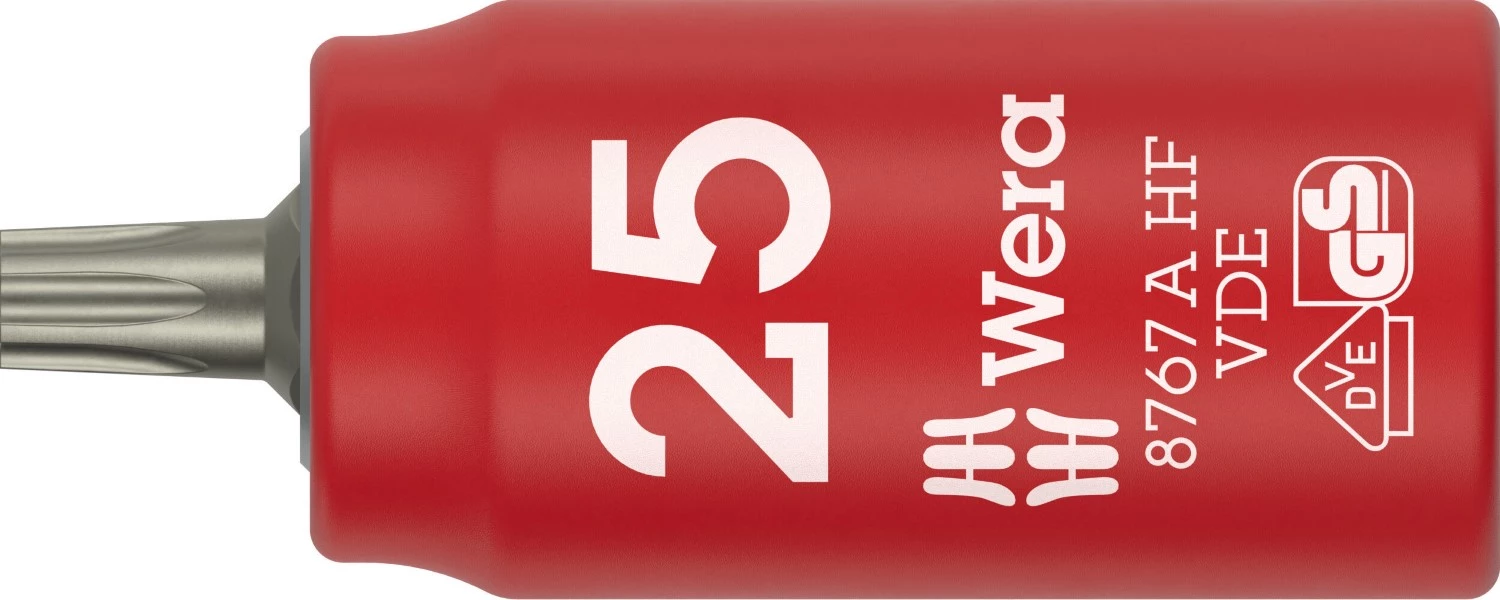 Wera 05005920001 8767 C VDE HF TORX® Zyklop bitdop geïsoleerd - 1/4" - TX 25-image