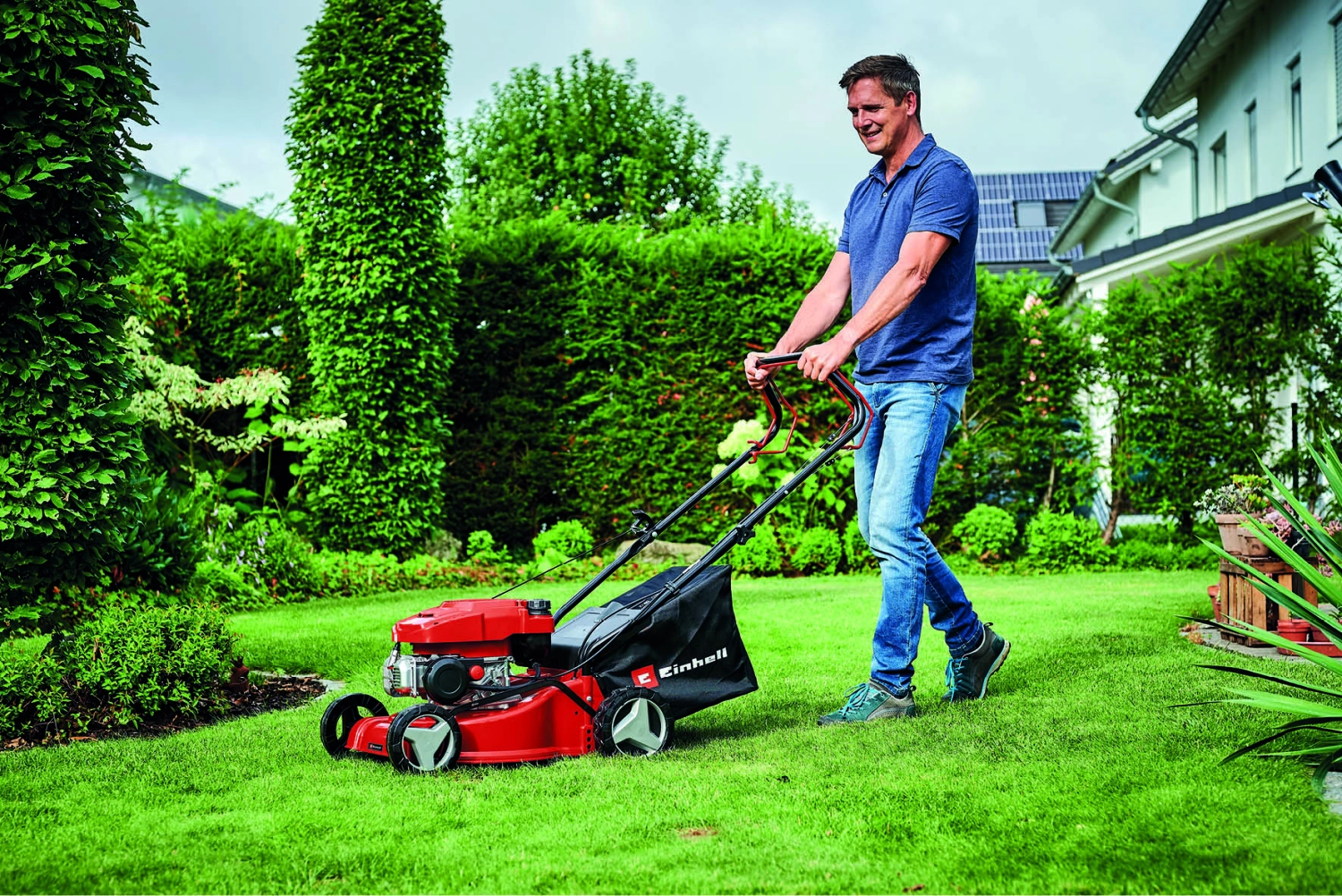 Einhell GC-PM 40/2 S Benzine Grasmaaier - 132cc - 45L - 40cm-image