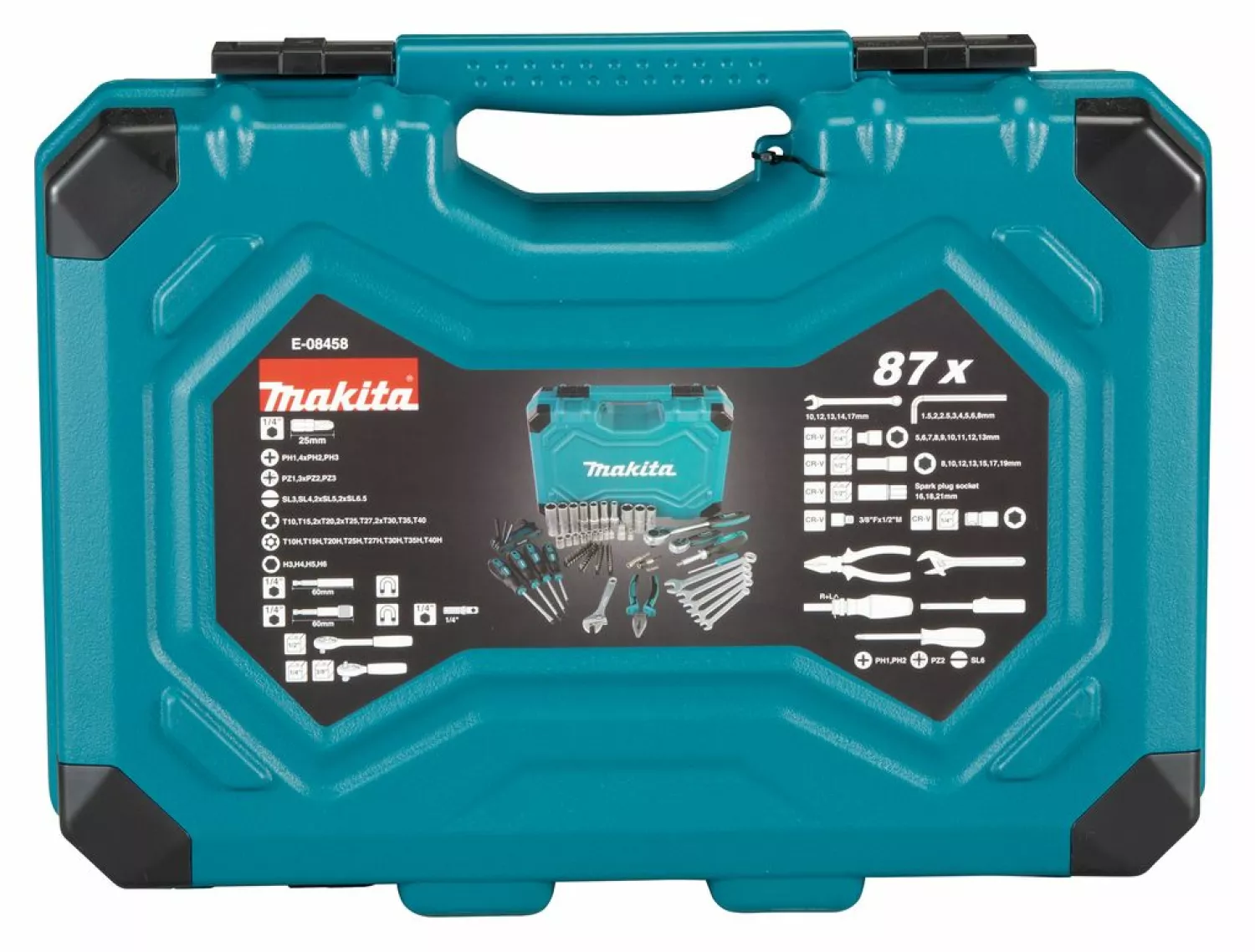 Makita E-08458 87-delige Gereedschapset in koffer-image