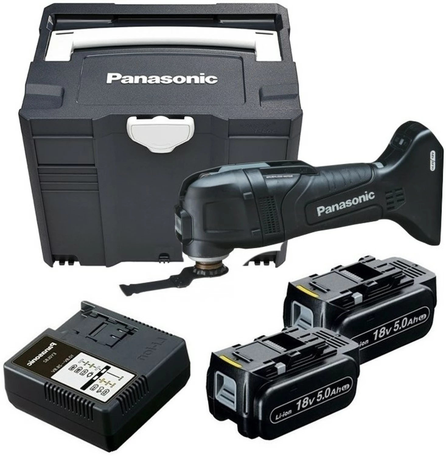 Panasonic EY46A5LJ2G32 18V Li-ion accu multitool set (2x 5.0Ah accu) in systainer-image