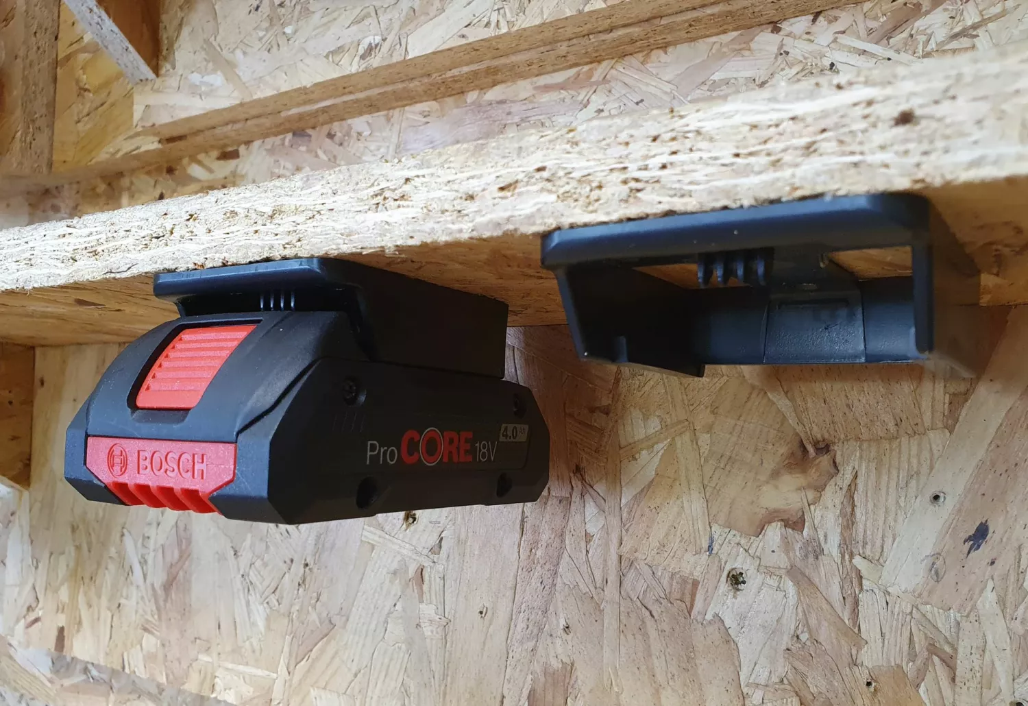 StealthMounts BM-BO18-BLU-6 Accuhouder voor Bosch 18V pro - Blauw - 6-pack-image