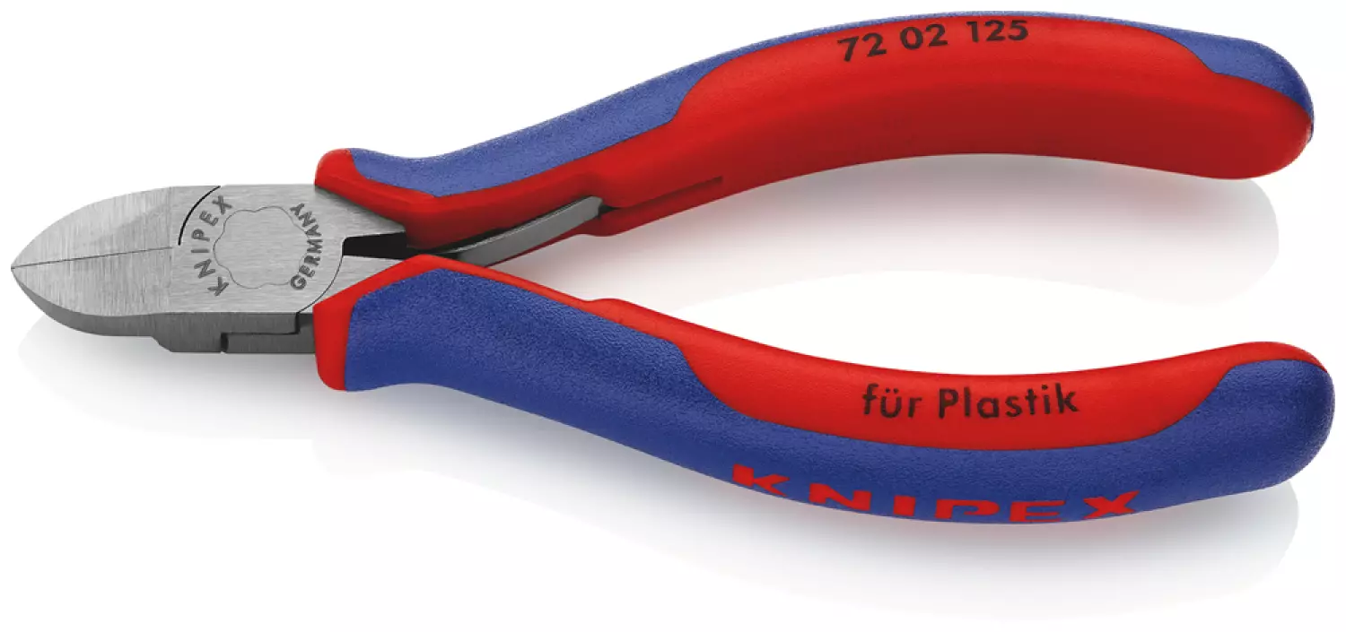 Knipex 7202125 Pince coupante latérale pour plastique - 125 mm-image