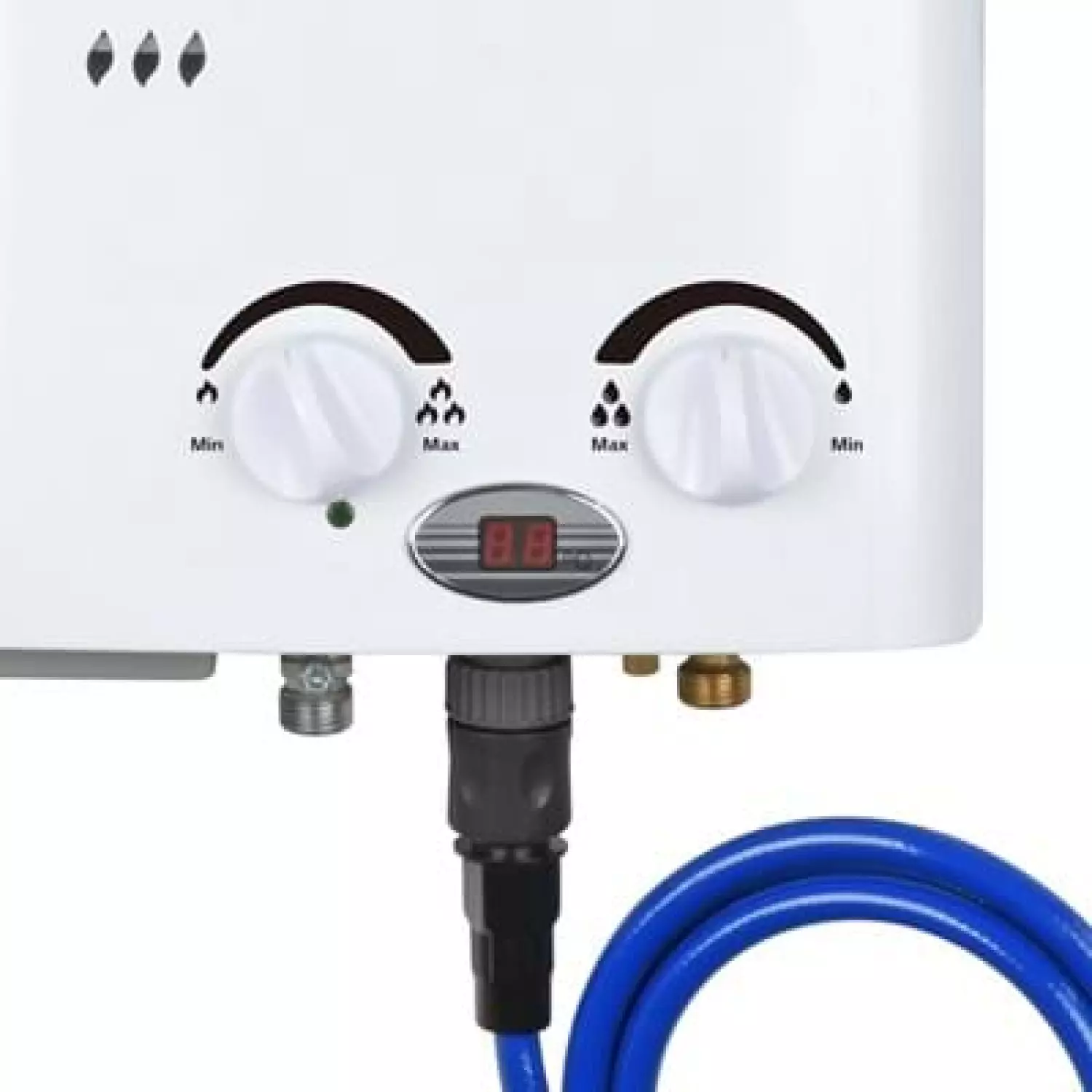 Qlima PGWH 1010 - Chauffe-eau - Douche extérieure - 5,5L/min-image