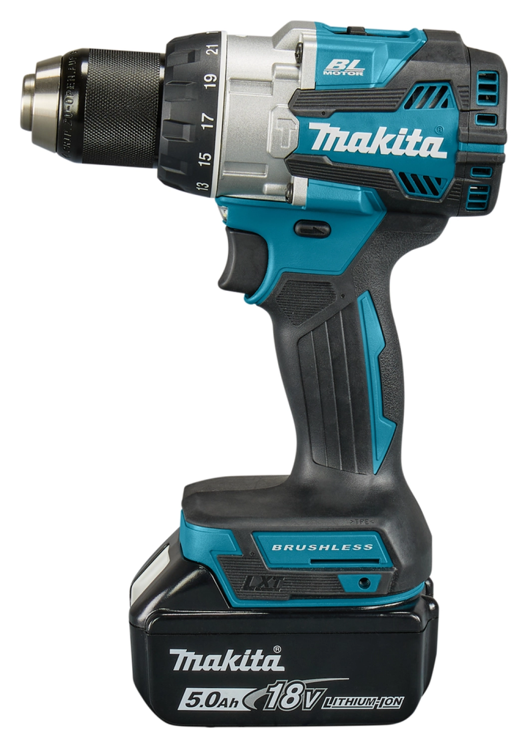 Makita DHP489RTJ LXT 18 V Li-ion accu klopboor- /schroefmachine set (2x 5,0Ah) in Mbox-image