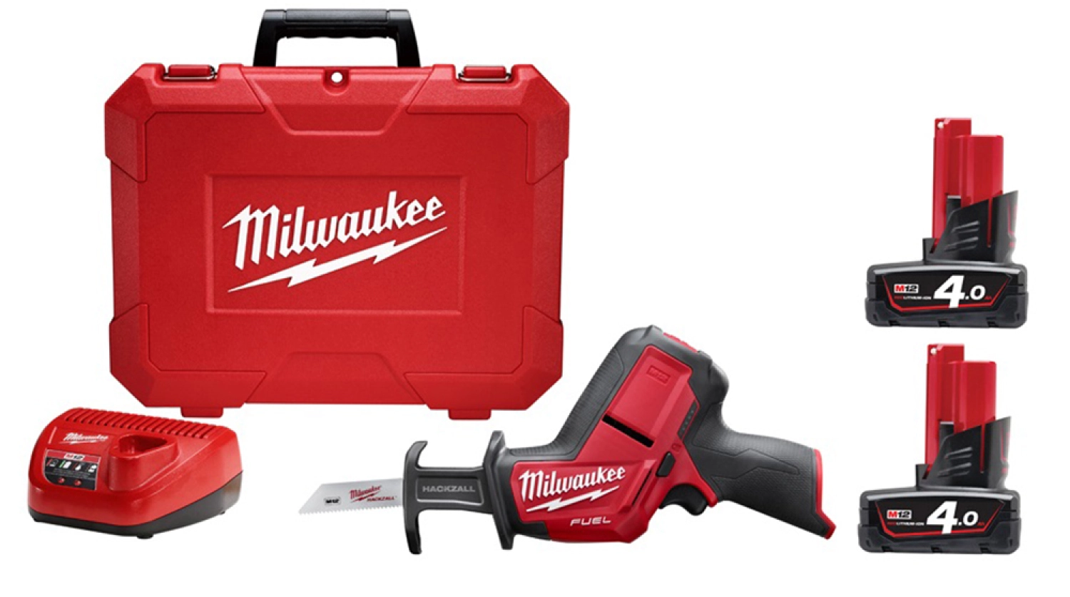 Milwaukee M12 CHZ-402C Li-Ion Scie sabre FUEL - 12V-image